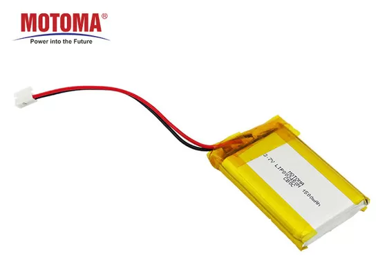 500배 주기 생활을 가진 POS 기계 3.7 V 1500mah Lipo 건전지 최고 호리호리한