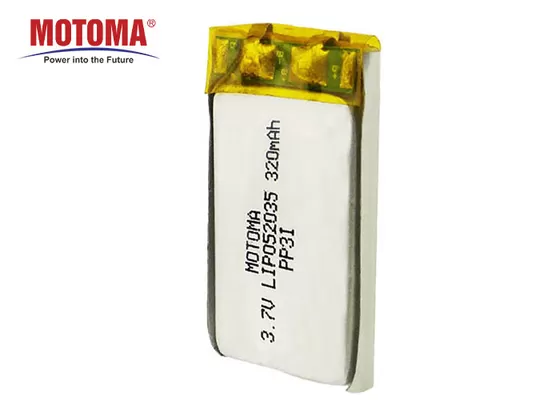 고에너지 조밀도를 가진 매우 작은 Lipo 재충전 전지 3.7 V 320mAh