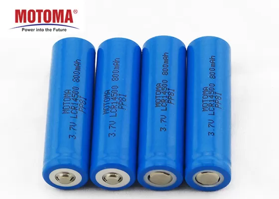 800mAh 장난감 재충전 전지, 원통 모양 3.7V 리튬 이온 건전지